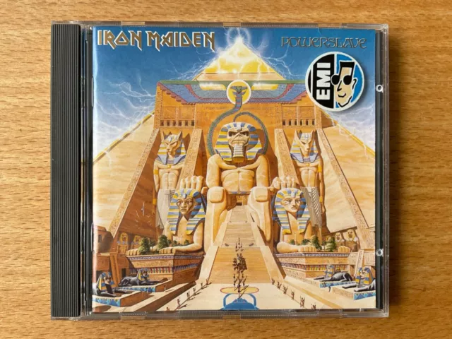 CD Iron Maiden - Powerslave, 1st press 1984, Made in W.-Germany, s.g. Zustand