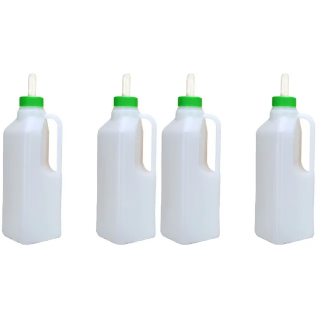 4 Pcs Lamb Feeding Bottle Pvc Plastic Nurse Cow Nurser Bottles