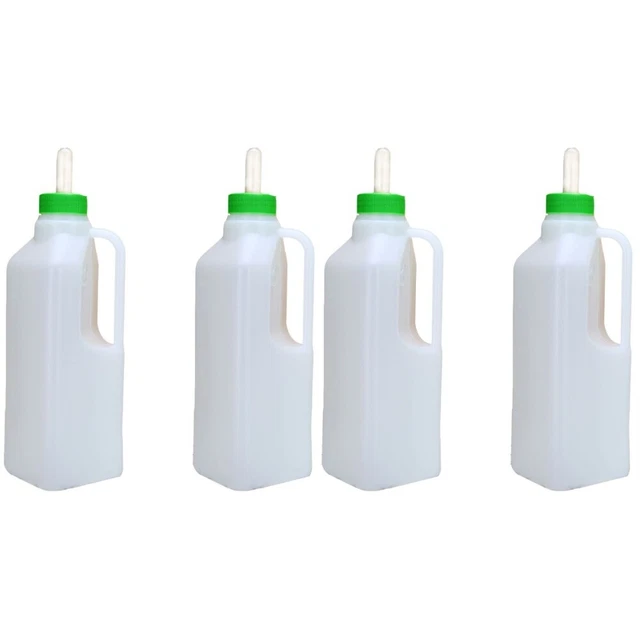 4 Pcs Lamb Feeding Bottle Pvc Plastic Nurse Cow Nurser Bottles