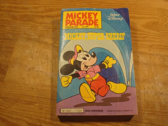 Mickey parade N° 6   / Mickey, Super Sherif / TBE