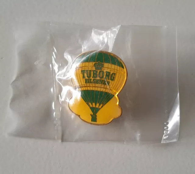 Tuborg Pilsener Pin, Heißluftballon (Bier Wolke Anstecker Anstecknadel Brosche)