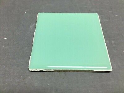 ONE Antique Ceramic Jadeite Green  Tile 4x4 More Available Old VTG 1307-20B