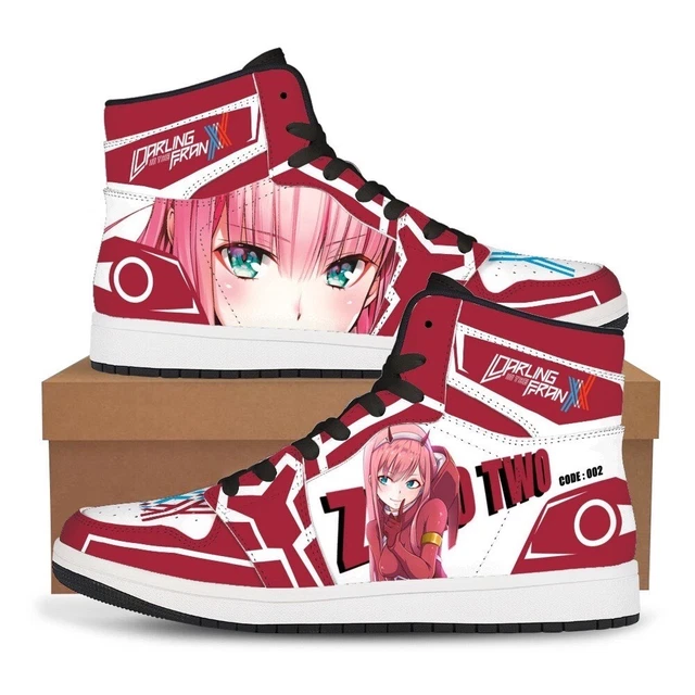 Anime Shoes sneaker Size Eu40/US 9W Darling In The Franxx 02 CosplayCustom Shoes