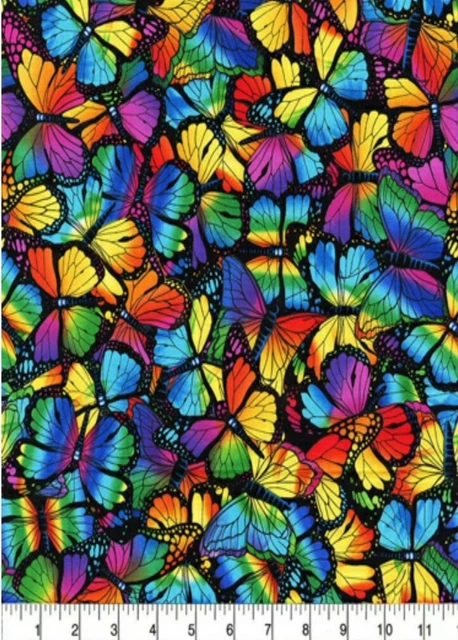 Personalize Rainbow Butterfly Summer Dog Puppy Collar Bandana Large Or Medium