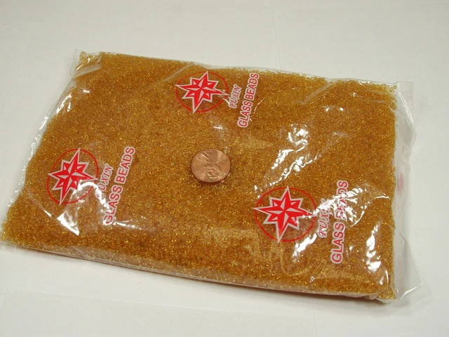 5 Pounds Orange China 12/0 Glass Seed Beads Wholesale Bulk Lot (JWB-15) ⭐ 5 Pounds Orange China 12/0 Glass Seed Beads Wholesale Bulk Lot (JWB-15) ⭐