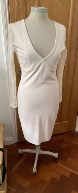 French Connection dress, cream, size 14. New with tags