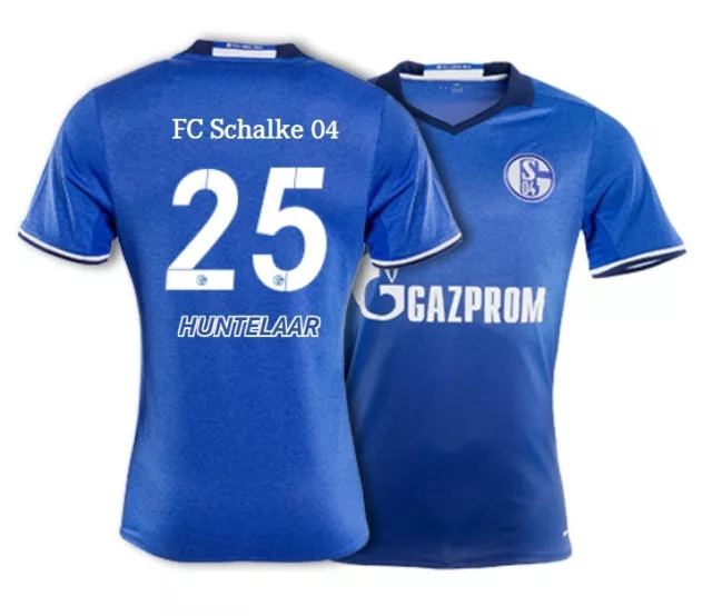 Trikot Adidas Schalke 04 / 2016-2017 Home - Huntelaar 25 I S04 Fussball