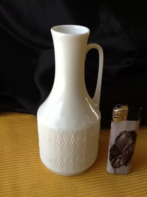 ROYAL KPM  BISQUIT PORZELLAN  Henkelvase Krug VASE 625/1 Op Art TOP