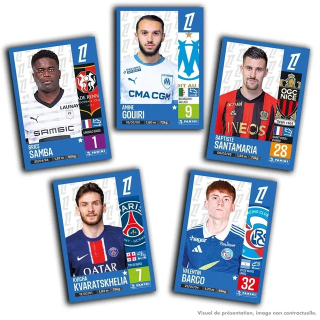 Boîte métal - Foot 2024-2025 Ligue 1 McDonald's - Panini - Jeux de récré