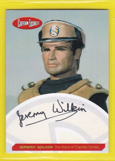 Captain Scarlet  50 Years - Autograph Card Jwco, Jeremy Wilkin  -  Unstoppable