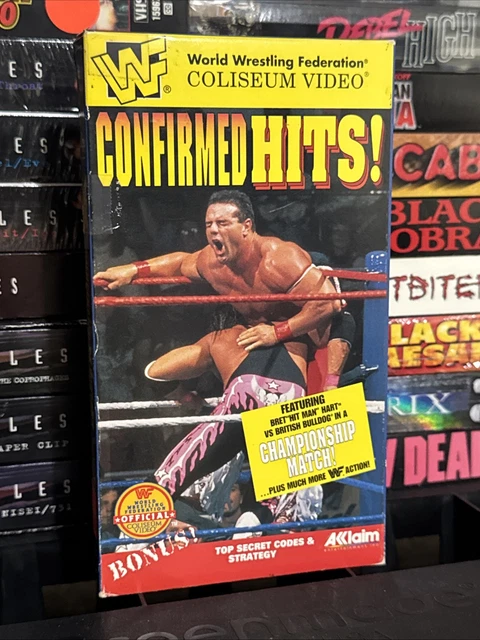 WWF CONFIRMED HITS 1996 Coliseum VHS Bret Hart Razor Ramon Undertaker ...
