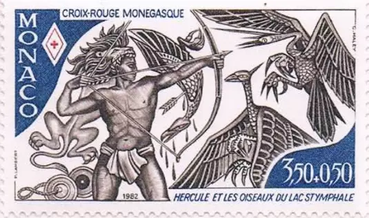 Monaco #YT1343 MNH 1981 Hercules Heracles Stymphalian Birds [B103]