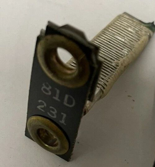 GE GENERAL ELECTRIC 81D231 Relay Heater for Manual and Starter
