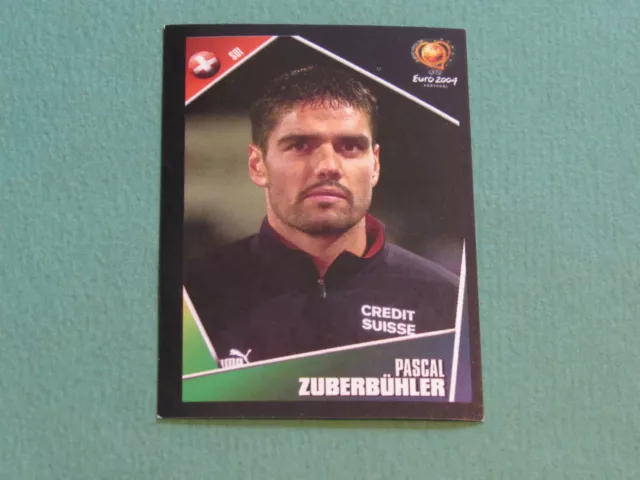 N°155 Pascal Zuberbühler Suisse Helvetia Panini Football Uefa Euro 2004 Portugal