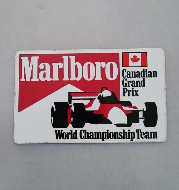 N 13 LOT de 3 Authentiques autocollants MARLBORO 1981 1983