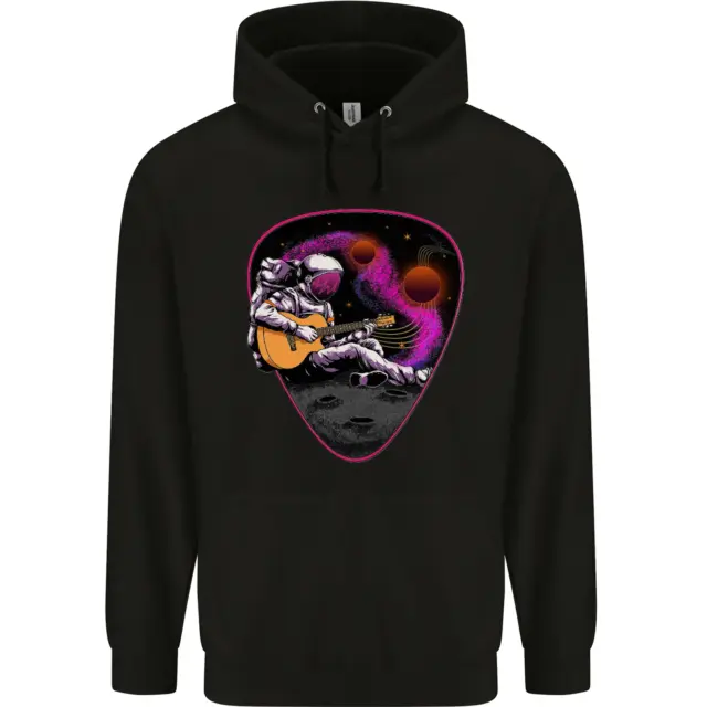 An Astronaut Playing Guitar Space Rock Childrens Kids Hoodie