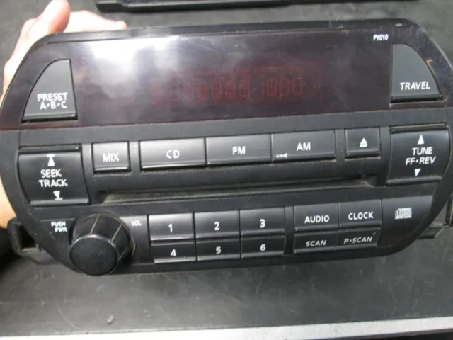 02-03 Nissan Altima Am / Radio Fm Lecteur CD #28185-8J000 * Voir Article