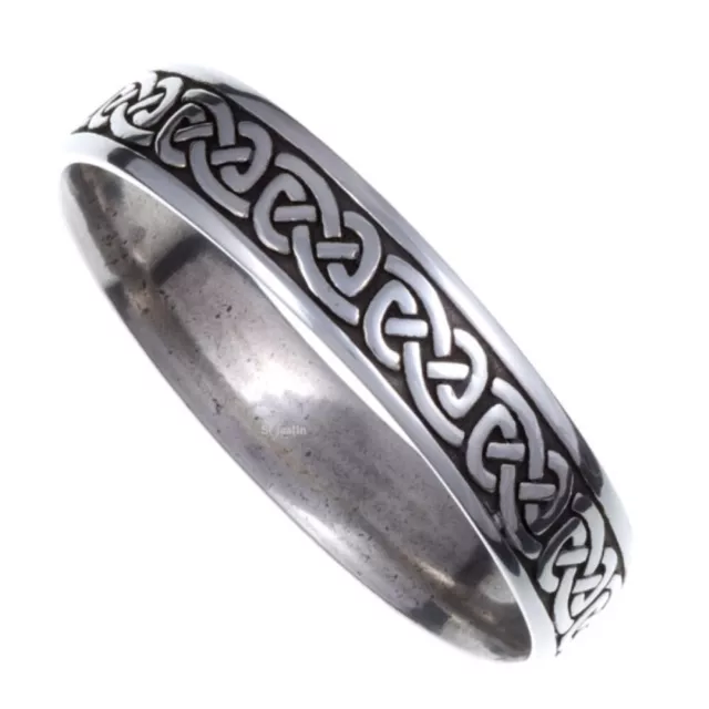 Celtic Knotwork Pewter Bangle