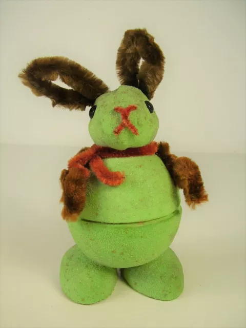 Antike Osterhasen Füllbox Pappe um 1930