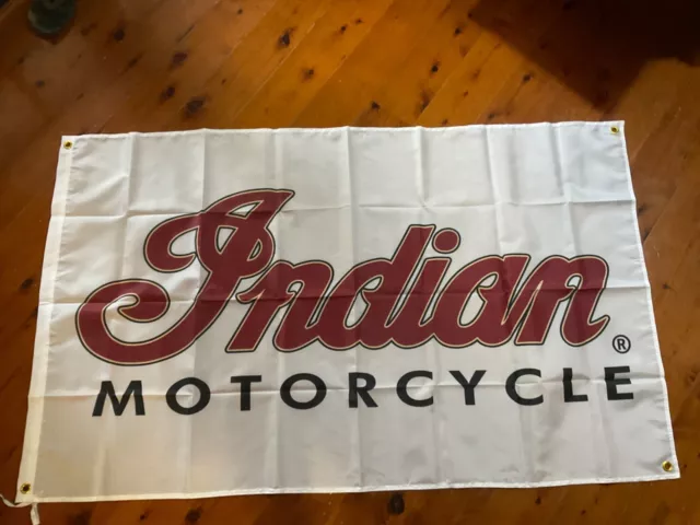 Indian motorcycles, motor bike. Man cave flag wall hanging bar poster home decor