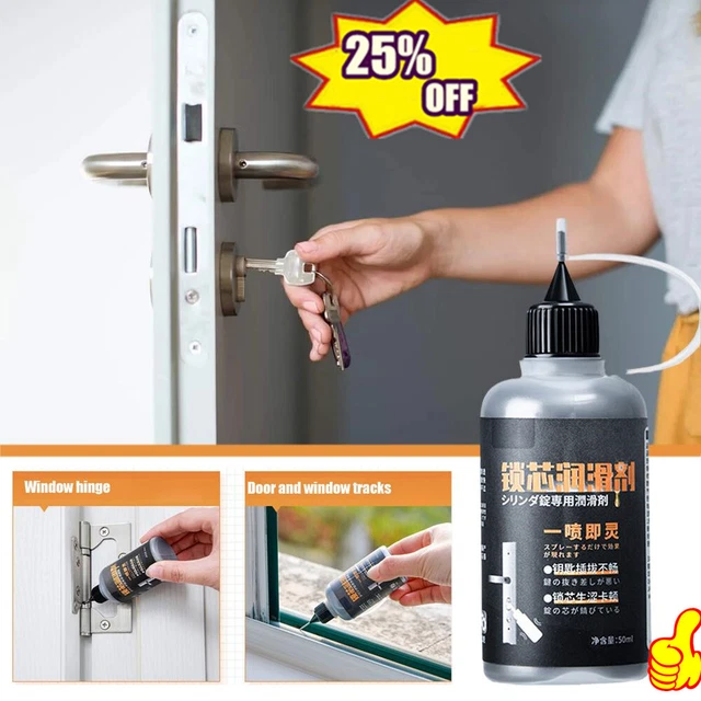 50 ml nuovo lubrificante in polvere fine grafite per cilindro di bloccaggio 2023 auto lucchetto