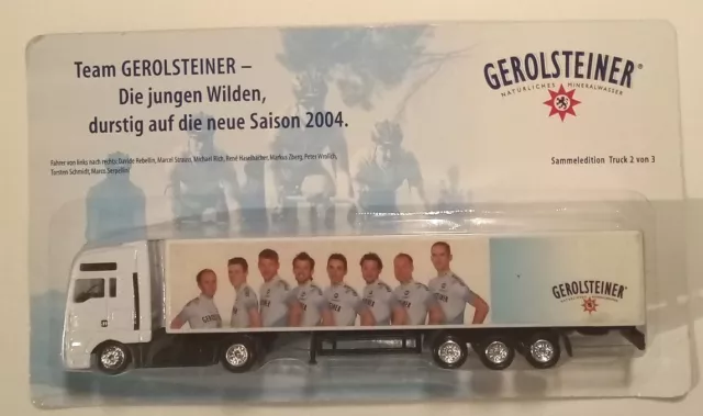 Gerolsteiner Werbetruck MAN TG 460 SZ Team Gerolsteiner Saison 2004  OVP