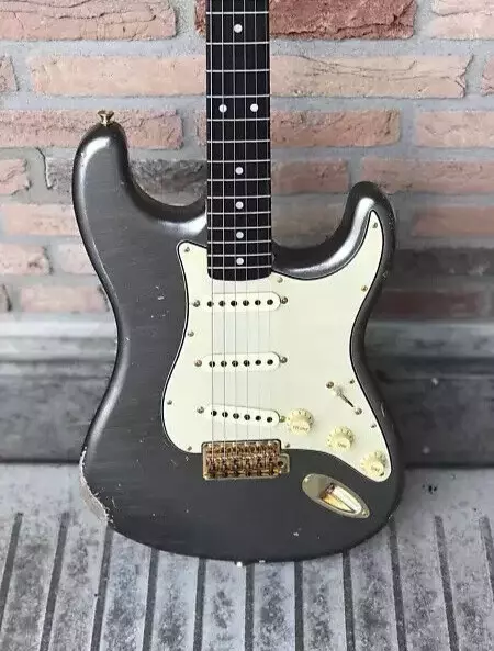 Charcoal Frost - Custom Nitro Strat Guitar Body