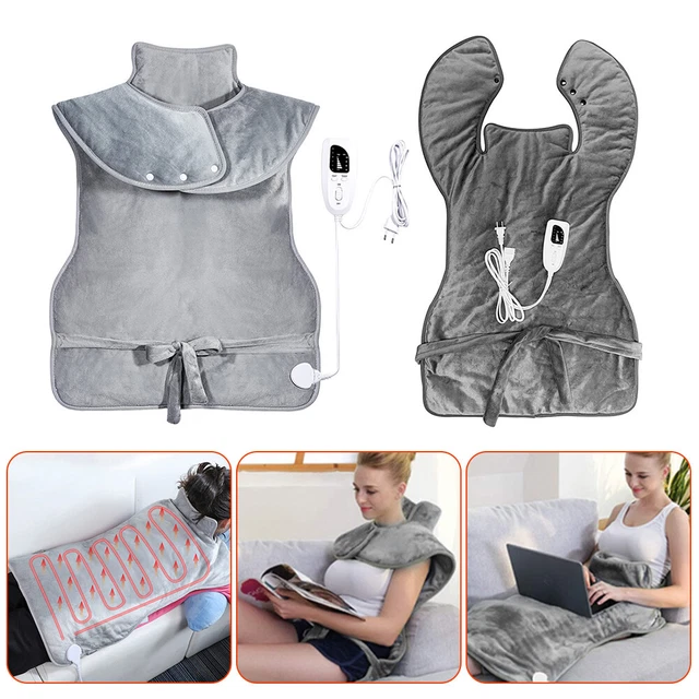 Coperta elettrica regolabile cronometrata cuscinetto riscaldante collo spalla cuscinetto riscaldante per corpo