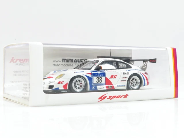 PORSCHE 997 GT3 KR Kremer Racing 24h Nürburgring 2015 #39 Spark MAB024, 1:43 OVP EUR 67,50 - DE