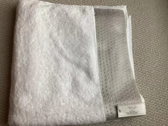 BELLA LUX BATHROOM Collection 100 Cotton Set Of 2 Hand Towels Diamante 4.39 PicClick UK
