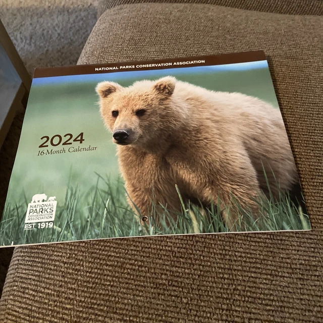 NATIONAL PARKS CONSERVATION Association 2024 Wall Calendar 16 Month