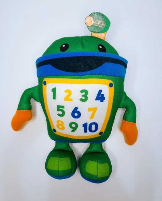 Team Umizoomi Bot 9" Plush Robot Stuffed Doll Toy 2011 Fisher Price Nick Jr