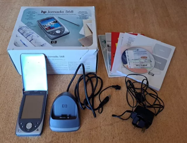HP Jornada 568 HandHeld Pocket PC - Fully Boxed. Tested And Fully Working