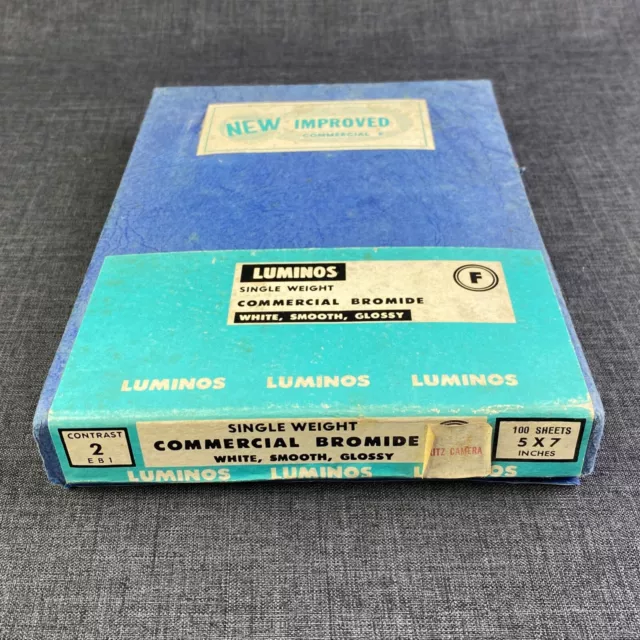 Luminos Commercial Bromide 5x7 Darkroom Photographic Paper 100 Sheets Spain