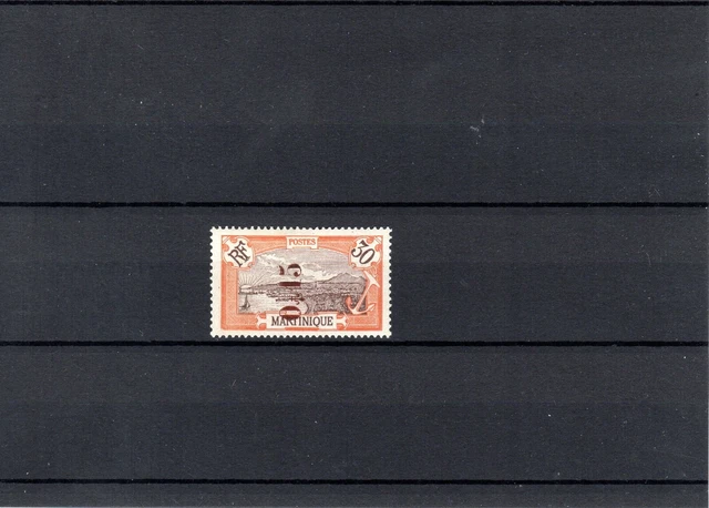 Timbre Martinique France Colonie 1924 N°107 Neuf* Mh