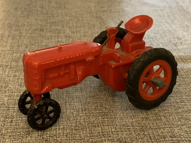 Jouet Ancien Tracteur Mécanique Jouef Farmall - Échelle 1/32 - Collection Vintage