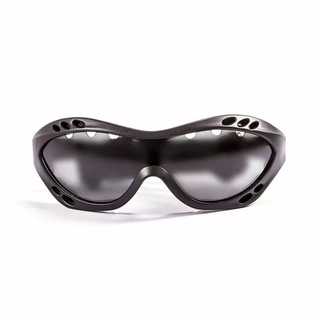 OCEAN COSTA RICA Floating Sunglasses Kiteboarding, Matte Black & Smoke Lens