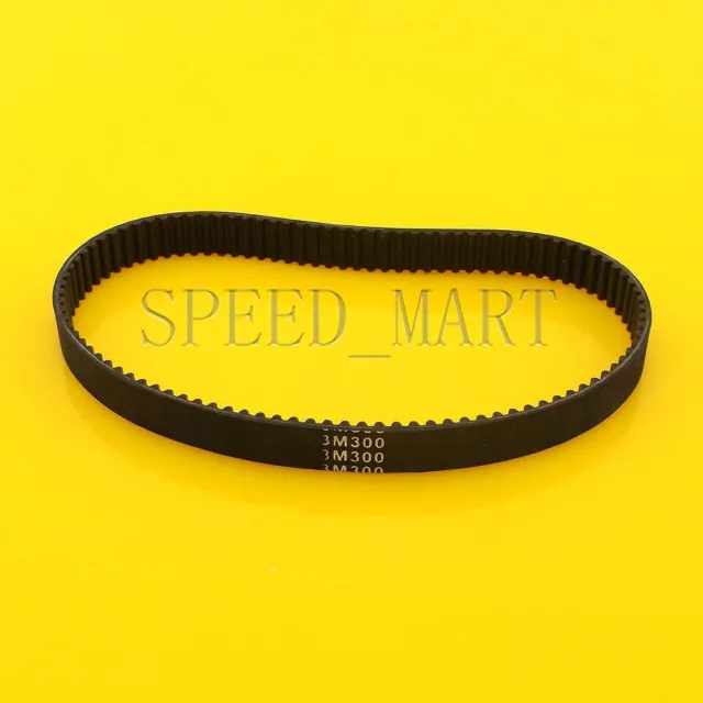 300-3M HTD Timing Belt 100 Teeth Cogged Rubber Geared Closed Loop 15mm Wide