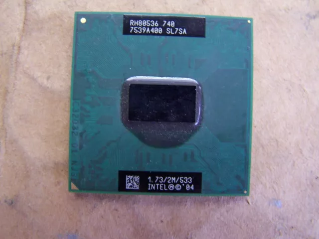 Intel Pentium M Centrino 1.73GHz 2MB 533MHz CPU Processor SL7SA