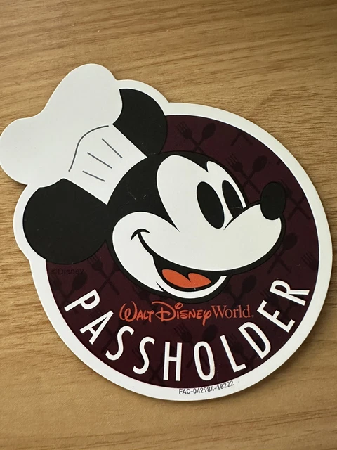 Walt Disney World 2018 Annual Passholder Chef Mickey Magnet AUTHENTIC WDW AP