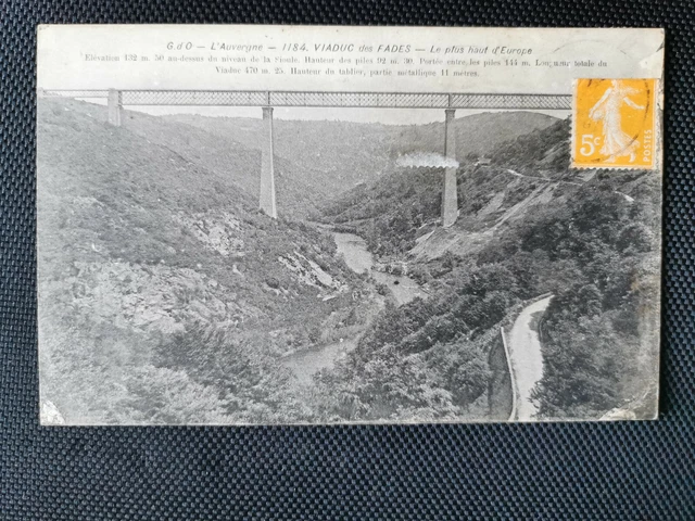 CPA 63 VIADUC DES FADES - Le Plus haut d'Europe