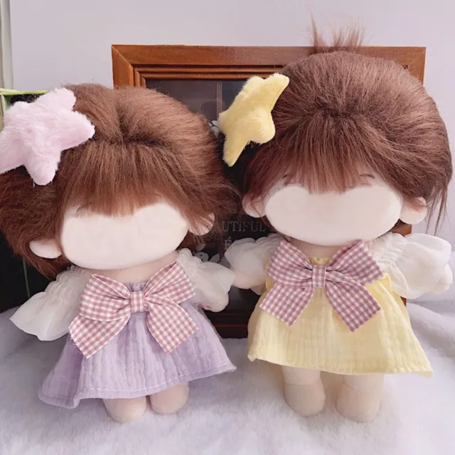 20cm Doll Clothes Cream Yellow Star Set Doll Dressing for Replacement Outfit
