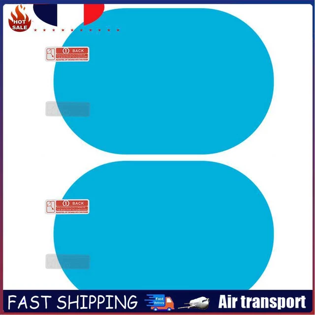 2x Car Door Rearview Mirror Anti Fog Rainproof Protective Film (100x150mm)