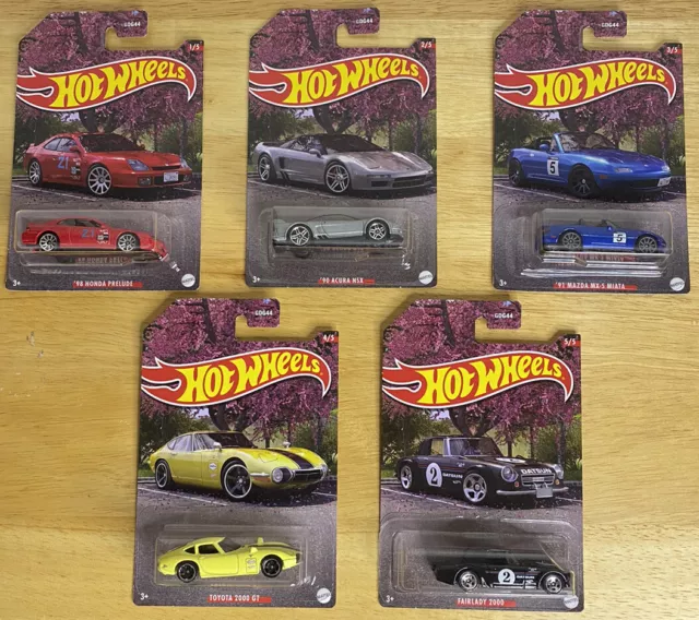 2023 HOT WHEELS JDM Theme Full Set Walmart Exclusive Acura Honda Nissan