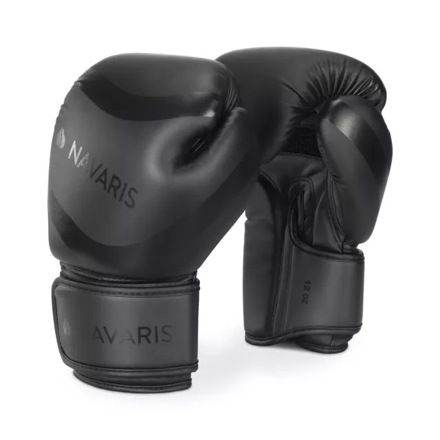 Gants de boxe 12 oz ou 14 oz - Paire de gants en similicuir combat boxe thaï