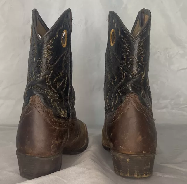 ARIAT HERITAGE ROUGHSTOCK Distressed Brown Western Boots Style ...