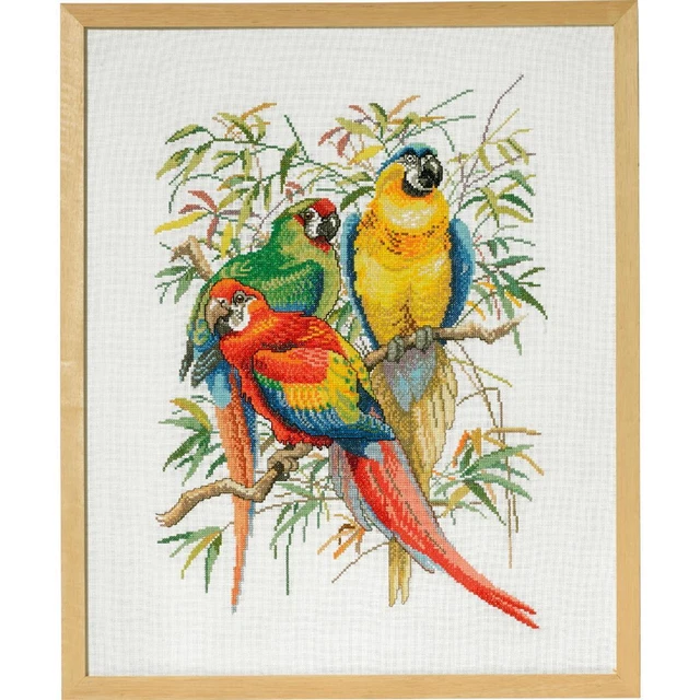 Kit Point De Croix Eva Rosenstand - Modèle âne (Donkey) 30x40cm - Tissu Evenweave 25-26ct - Neuf