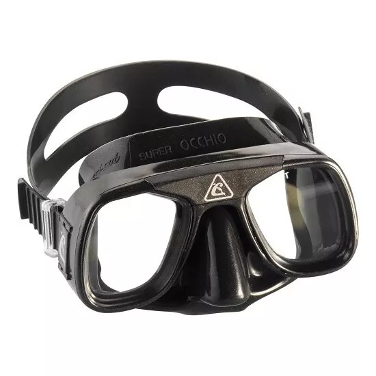 Maschera Da Sub Cressi Superocchio Black Pesca Apnea