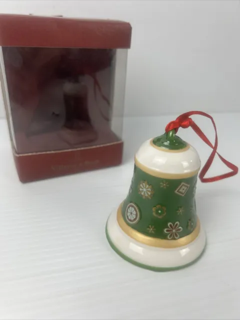 Villeroy Boch Christmas Decoration Hanging Bell Mettlach Ornament