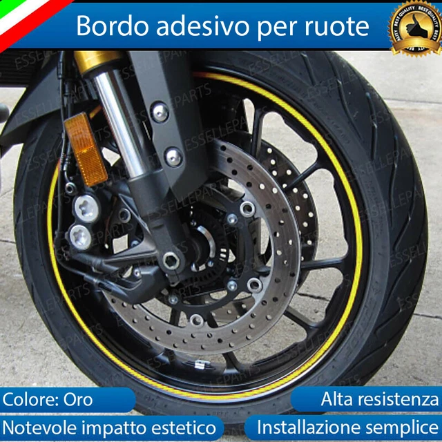 Adesivi Moto Rossi Kit Adesivi Cerchi Bicolore| Personalizza Le - Foto 13
